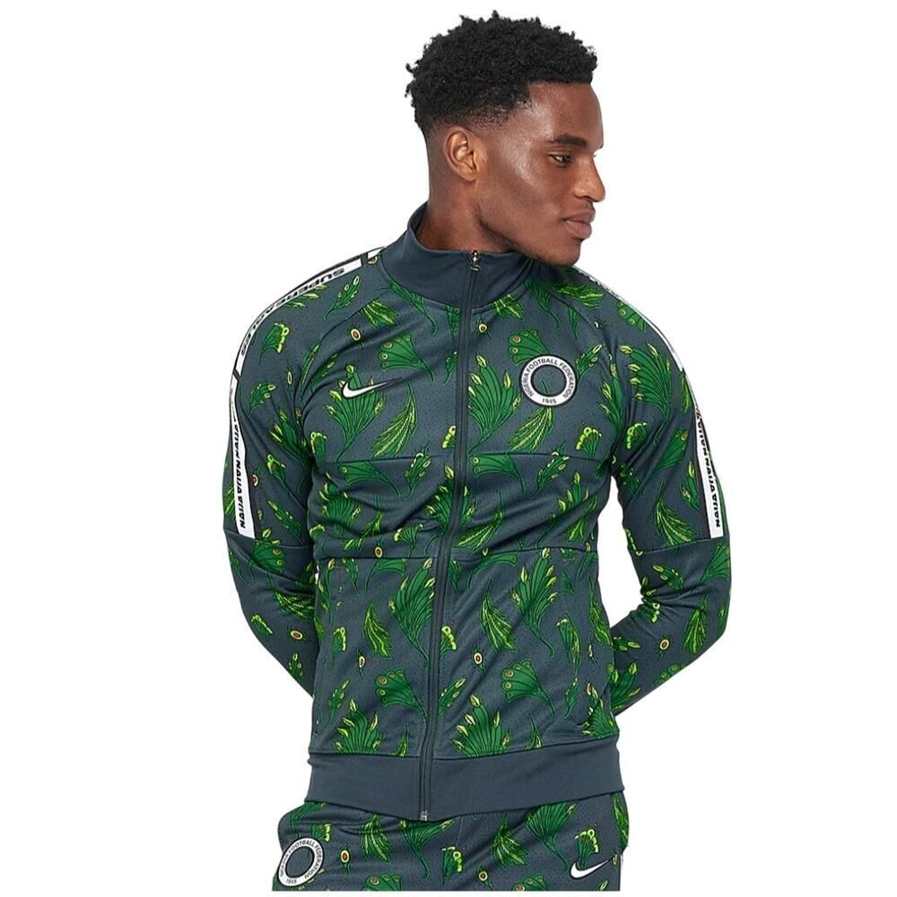 Nike Nigeria Track Jacket Men's M Super Eagles 2020 2021 Soccer Football Rare